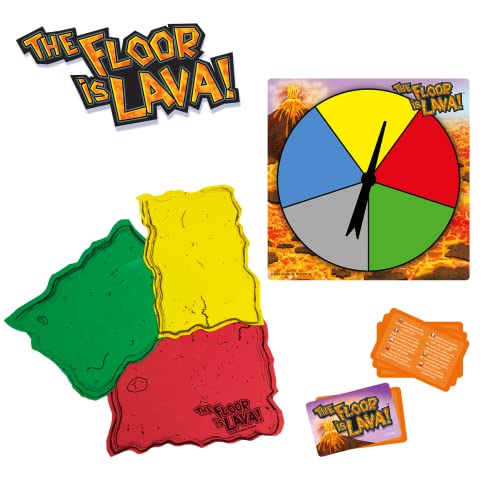 The Floor is Lava! | The Fun, Physical, Lava Leaping Game | Kids Party Games | For 2-6 Players | Ages 5+