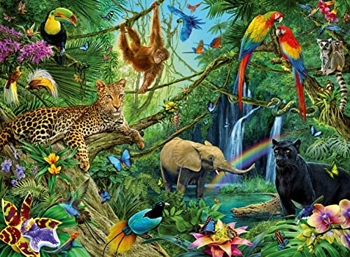 Ravensburger Jungle Jigsaw Puzzle for Kids Age 8 Years Up - 200 Pieces