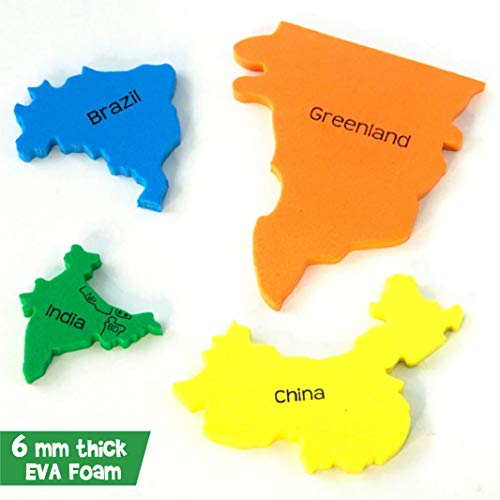 Imagimake Mapology: World - Educational Toy and Learning Aid for Boys and Girls-Map Puzzle-Jigsaw puzzle