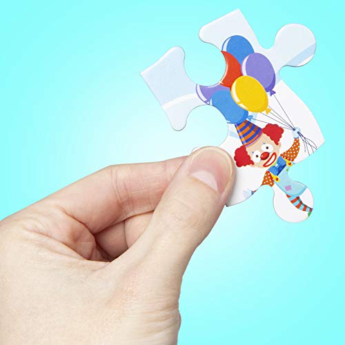 abeec 8 Puzzle Collection – 8 x 45 Piece Jigsaw Puzzles for Kids 3+ - Children’s Jigsaws: Animal Jigsaw, Fairy Jigsaw, Dinosaur Jigsaw, Circus Jigsaw and More…
