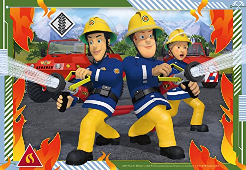 Ravensburger Fireman Sam 2X 24 Piece Jigsaw Puzzles For Kids Age 4 Years Up - Educational Toddler Toys [Amazon Exclusive]