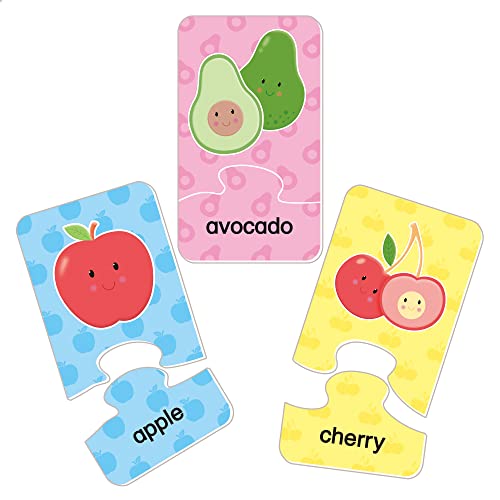 Galt Toys, Fruit and Veg Puzzles, Jigsaw Puzzles for Kids, Ages 3 to 5 Years Plus