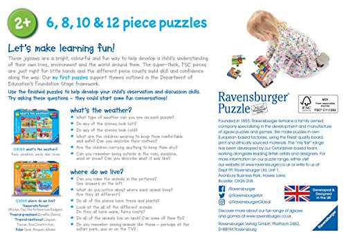 Ravensburger What's The Weather? My First Jigsaw Puzzles for Kids 2 Years Up (2, 3, 4 & 5 Pieces) Educational Toys for Toddlers - EYFS