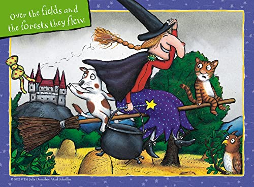 Ravensburger Room on The Broom 4 in Box (12, 16, 20, 24 Piece) Jigsaw Puzzles for Kids Age 3 Years Up - Toys for Children