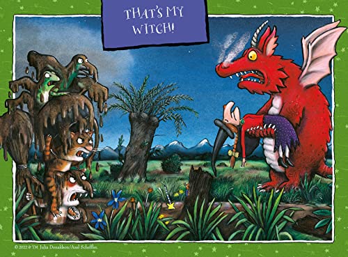 Ravensburger Room on The Broom 4 in Box (12, 16, 20, 24 Piece) Jigsaw Puzzles for Kids Age 3 Years Up - Toys for Children