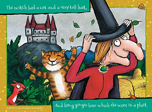 Ravensburger Room on The Broom 4 in Box (12, 16, 20, 24 Piece) Jigsaw Puzzles for Kids Age 3 Years Up - Toys for Children