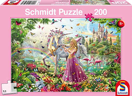 Schmidt Fairy in the Enchanted Forest Children's Jigsaw Puzzle (200-Piece), for 8 years to 18 years