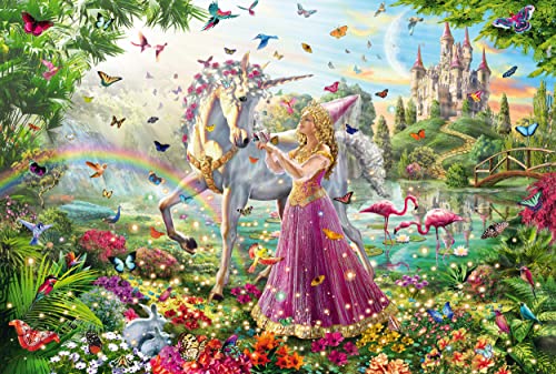 Schmidt Fairy in the Enchanted Forest Children's Jigsaw Puzzle (200-Piece), for 8 years to 18 years