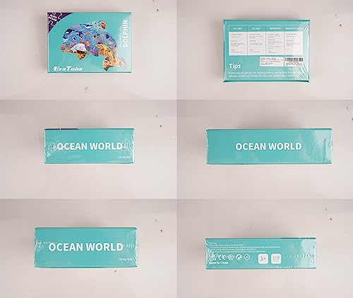 Dolphin Jigsaw Puzzle for Kids, 108 Pieces Puzzles, Best Gift for Children Age 4 5 6 7 8 9 10 Years.