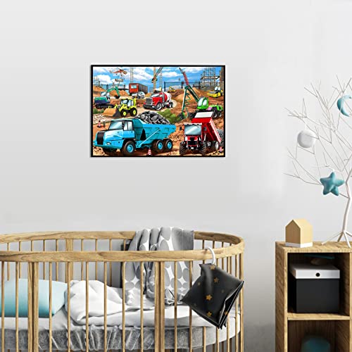 Construction Vehicles Jigsaw Puzzles for Kids Gifts | 100 Piece Jigsaw Puzzles for Children Boys Girls Age 5 Years and Up