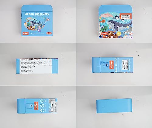 Ocean World Whale Jigsaw Puzzle for Kids, 108 Pieces Jigsaw Puzzle with Large Pieces for Kids Age 4 5 6 7 8 9 10 Years