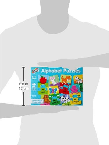 Galt Toys, Alphabet Puzzles, Alphabet Jigsaw Puzzle for Kids, Ages 3 Years Plus