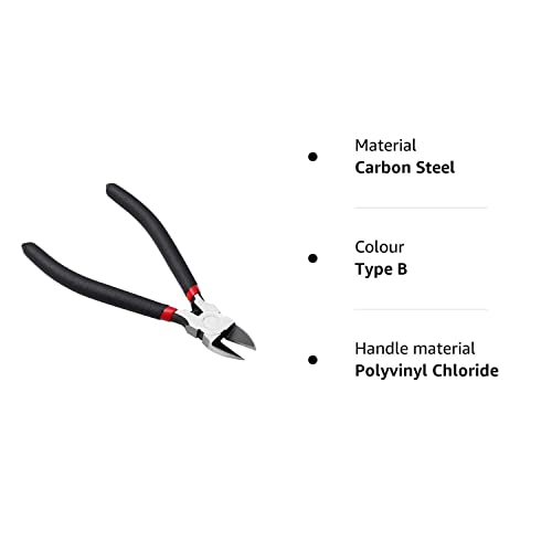 nuosen Precision Wire Cutters, Electrical Cable Cutter Side Cutters Diagonal Plier for Craft Wire, Jewelry, Cable Cutters