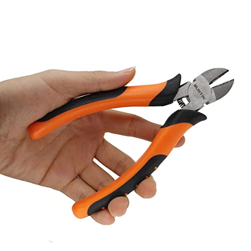 YankMooM Precision Wire Cutters 6 Inch Wire Cutter Pliers Diagonal Side Cutting Pliers with PVC Dipped Handles for Wire Jewelry Cable Cutter