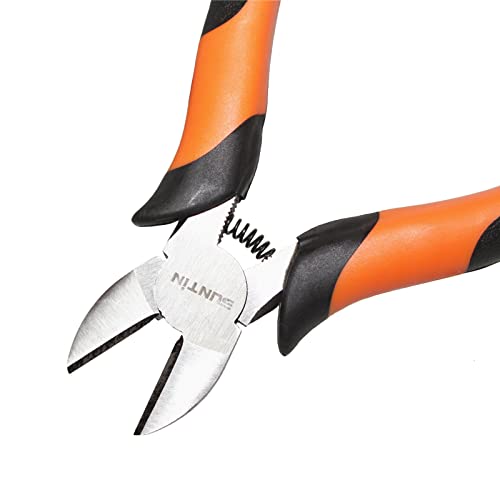 YankMooM Precision Wire Cutters 6 Inch Wire Cutter Pliers Diagonal Side Cutting Pliers with PVC Dipped Handles for Wire Jewelry Cable Cutter