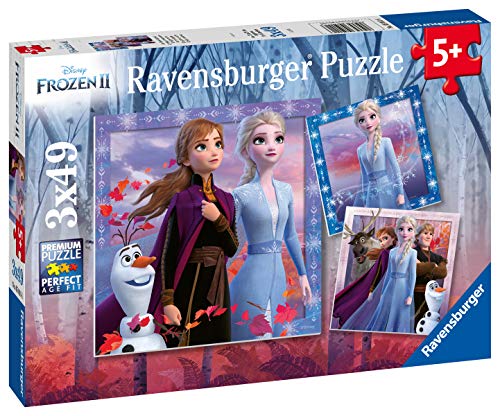 Ravensburger Disney Frozen 2 - 3 x 49 piece Jigsaw Puzzles for Kids Age 5 Years Up