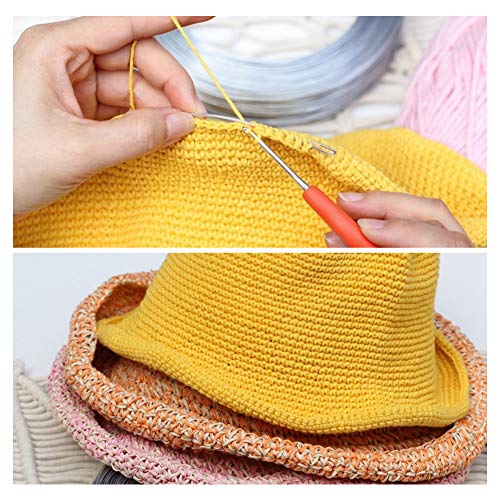 BENECREAT 12 Gauge (2mm) Transparent PVC Plastic Covered Aluminum Wire 100FT(30m) Bendable Silver Aluminum Craft Wire for Making Clothing, Hats, Headwear, DIY Crafts