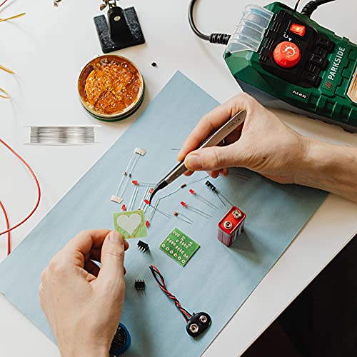 BEHAHAI 4 Roll Copper Jewelry Wire, 0.4 mm Jewelry Beading Wire Tarnish Resistant Bare Copper Wire Thin Artistic Craft Wire Wrapping Kit Mixed Color for Jewelry Making Beading Crafts