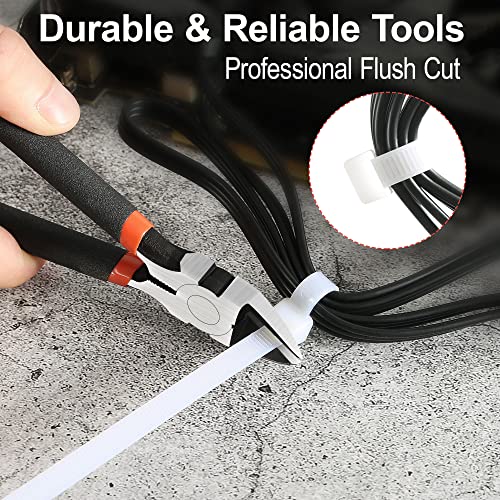 BOENFU Precision Wire Cutter, 6 Inch Wire Flush Cutters Ultra Sharp Side Cutter Clippers with Longer Flush Cutting Edge, Ideal Wire Snips for Crafting