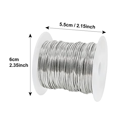 20 Gauge 0.8mm Copper Craft Wire, 114 Feet Metal Wire Flexible Bendable Copper Wire for Jewellery Making, Crafting, Modelling and Sculpting