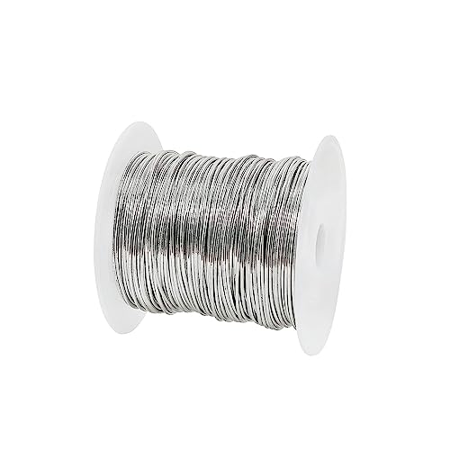 20 Gauge 0.8mm Copper Craft Wire, 114 Feet Metal Wire Flexible Bendable Copper Wire for Jewellery Making, Crafting, Modelling and Sculpting