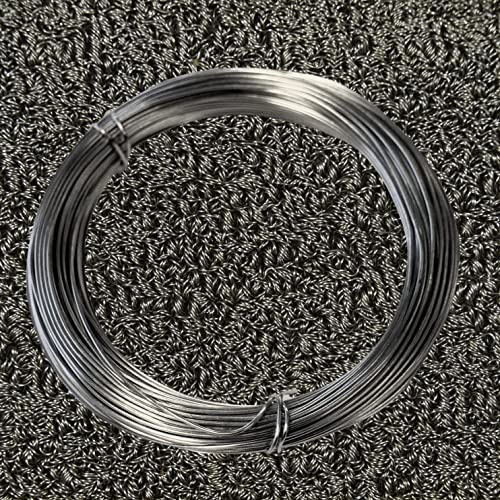 Kids B Crafty 1mm Galvanised Garden Wire Craft 30 Metres Metal for Florist Modelling Gardening Vine Plants Support Thin Mod ROC Craft Wire - Floral Wire - Silver Wire