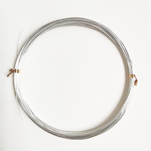 Copper Craft Wire Silver Plated Copper Wires 0.6mm x 20m Bead Making Art Craft DIY Embellishment Decoration Floristy Modelling Sculpture Supplies