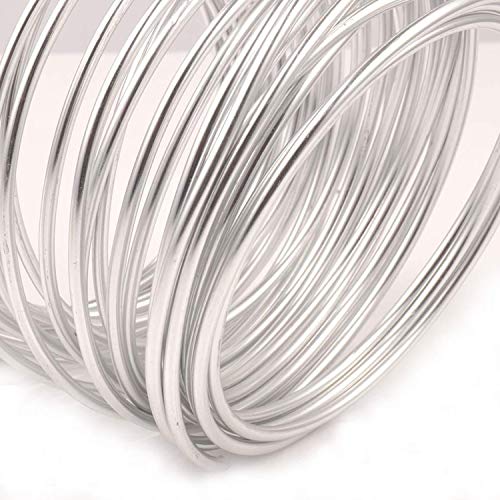 NEPAK 10m x 3mm Aluminum Wire for Jewelry Craft Diy Aluminum Craft Wire