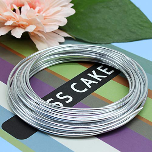 NEPAK 10m x 3mm Aluminum Wire for Jewelry Craft Diy Aluminum Craft Wire