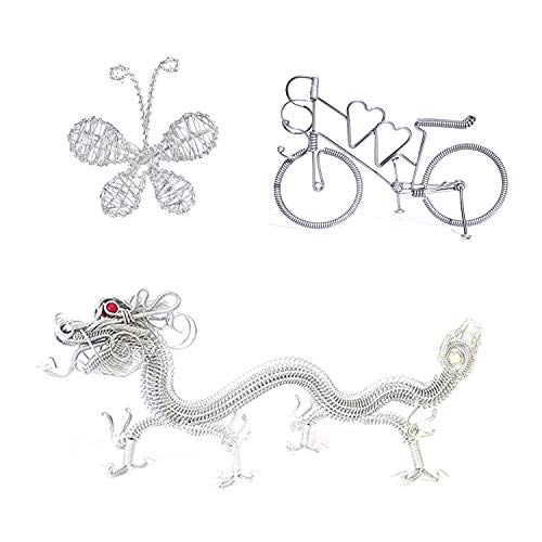 NEPAK 10m x 3mm Aluminum Wire for Jewelry Craft Diy Aluminum Craft Wire