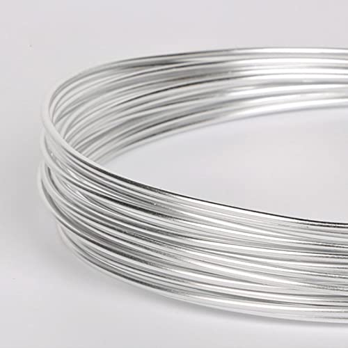 2mm Aluminum Craft Wire, Sculpting Wire, Bendable Crafting Wire for Sculpting, Modelling, Skeleton, Floral Making, Jewelry Making, Wire Weaving and Wrapping