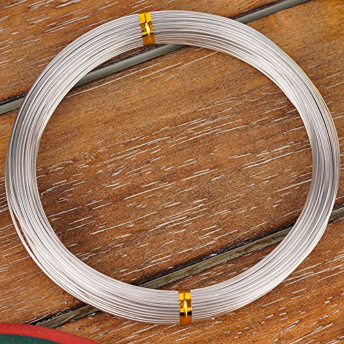 Ucatcher 65.6 Feet 18 Gauge Aluminum Wire Soft Metal Craft Wire for Sculpting Armature Garden DIY Crafts Making, Silver