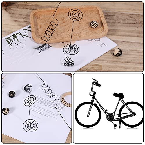 Aluminum Craft Wire, 98.4Ft/ 30m 1mm Metal Wire Armature for Crafts Flexible Bendable Aluminum Wire 18 Gauge for Jewelry Making DIY Crafts Gardening Sculpting (Black)