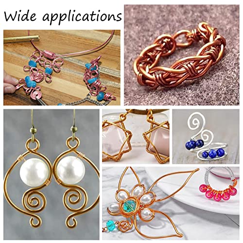 BENECREAT 9 Gauge/3mm Tarnish Resistant Jewelry Craft Wire 17m Bendable Aluminum Sculpting Metal Wire for Jewelry Crafting, Sculpture, Floral Making, Modelling, Wire Weaving