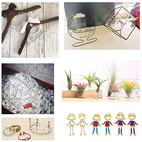 BENECREAT 3 Gauge(6mm) Silver Aluminum Wire 23 Feet(7m) Bendable Metal Sculpting Wire for Floral Model Skeleton Art Making and Beading Jewelry Work