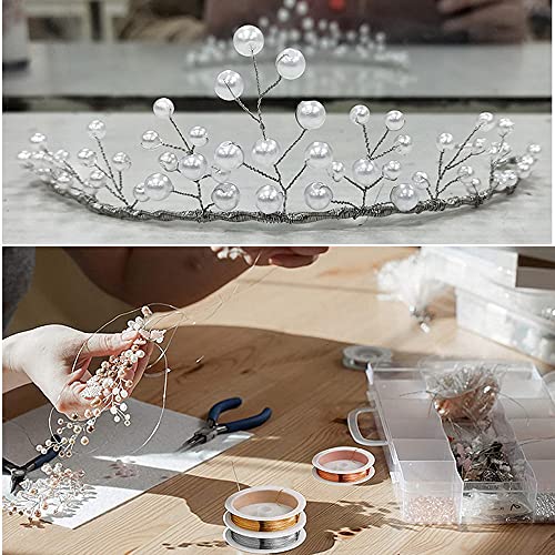 18 Gauge 1mm Aluminum Craft Wire, 65.6ft / 20m Metal Wire Aluminium Wire for Crafting Jewelry Making Garden Florist Modelling