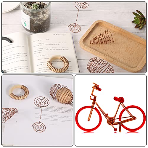 Aluminum Craft Wire, 164Ft/ 50m 1mm Metal Wire Armature for Crafts Flexible Bendable Aluminum Wire 18 Gauge for Jewelry Making DIY Crafts Gardening Sculpting (Bronze)