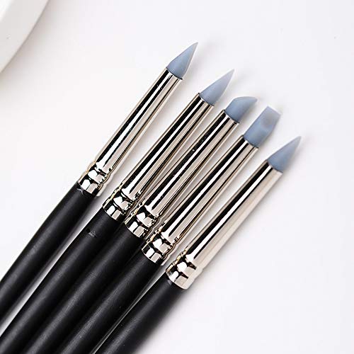10 Pcs Clay Sculpting Tools Flexible Silicone Carving Modelling Tools Clay Color Shapers Pottery Sculpture Sealers for Clay Pottery Shaping