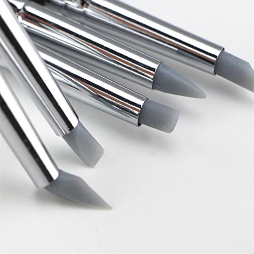 10 Pcs Clay Sculpting Tools Flexible Silicone Carving Modelling Tools Clay Color Shapers Pottery Sculpture Sealers for Clay Pottery Shaping