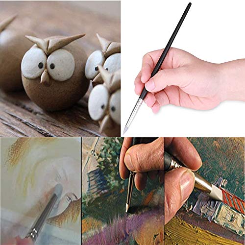 10 Pcs Clay Sculpting Tools Flexible Silicone Carving Modelling Tools Clay Color Shapers Pottery Sculpture Sealers for Clay Pottery Shaping