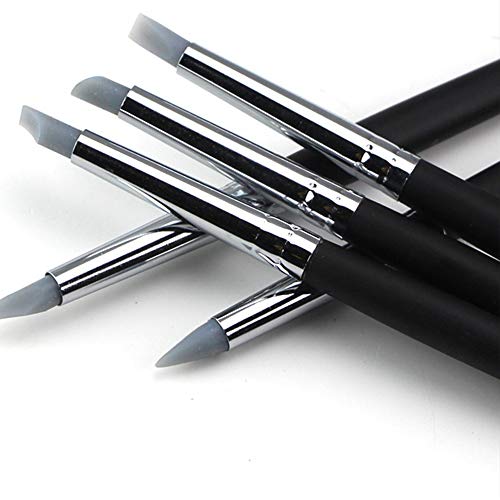 10 Pcs Clay Sculpting Tools Flexible Silicone Carving Modelling Tools Clay Color Shapers Pottery Sculpture Sealers for Clay Pottery Shaping