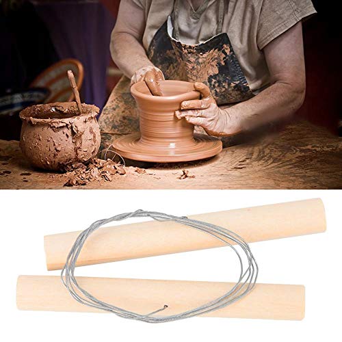 Wire Clay Cutter Cheese Dough Cutting Pottery Tool Ceramic Clay Art Crafts Wire Slicer Hand Tool Sculpting Carving Utensil