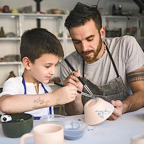 Silicone Clay Sculpting Tools Clay Modelling Tools Soft Rubber Tip Modelling Pen Clay Carving Tool Set for Pottery Sculpture Cake Fondant Decorations