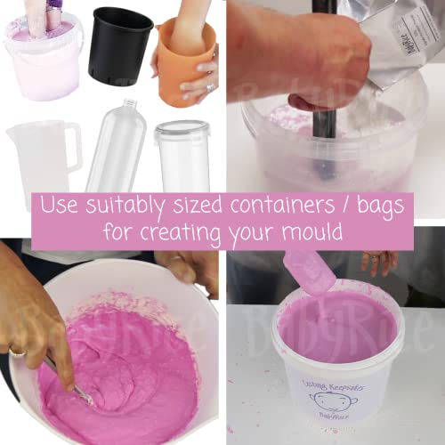 BabyRice Chromatic (Colour Change) Alginate Impression Moulding Material Powder - just add Water 500g Fast Set