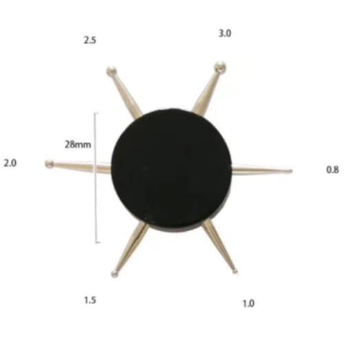 JLEivvi Nail Dotting Tool, UV Gel Painting Nail Art Circular Dotting Tool Disc Nail Tools Dot Painting Nail Polish Carving Tools Salon Decoration Manicure Tools for Embossing Pattern Clay Sculpting