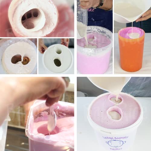 BabyRice Chromatic (Colour Change) Alginate Impression Moulding Material Powder - just add Water 500g Fast Set