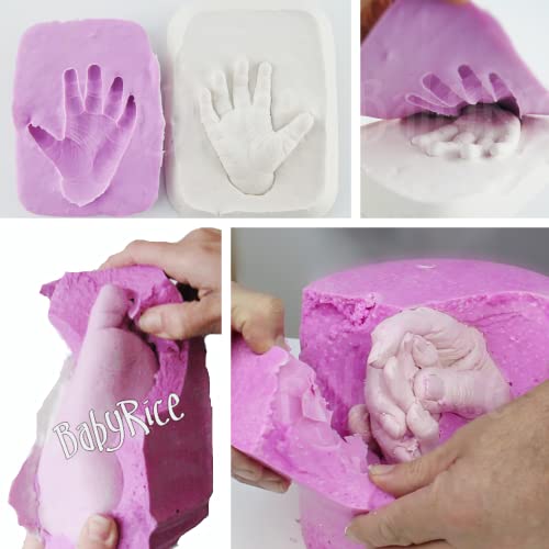 BabyRice Chromatic (Colour Change) Alginate Impression Moulding Material Powder - just add Water 500g Fast Set