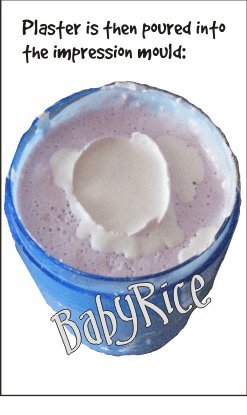 BabyRice Chromatic (Colour Change) Alginate Impression Moulding Material Powder - just add Water 500g Fast Set