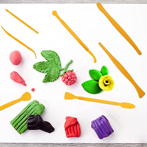 14Pcs Polymer Clay Tools, Plastic Clay Tools, Clay Modelling Tools, Sculpting Tools, Pottery Tools, Clay Tools Sculpting, Air Dry Clay Tools, Modelling Tools for Art Carving, Embossing, Shaping