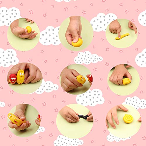 Softifund Polymer Clay Set, 24 Colors of Baked Clay, Soft Modeling Clay Kit DIY with Sculpting Tools, Art Crafts Best Gift for Boys and Girls